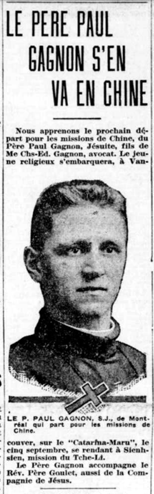 Père Paul Gagnon La Presse Août 2018 p. 7