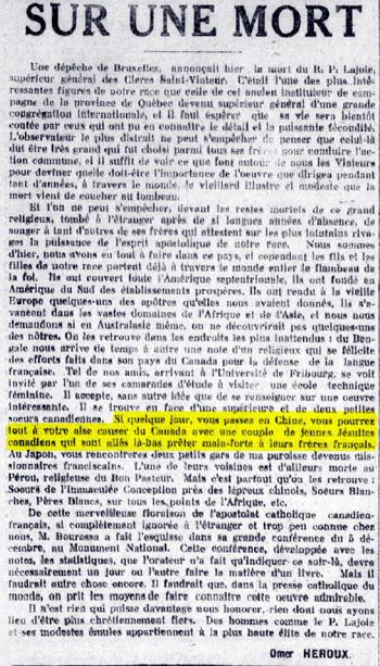 Le Devoir, 3 mars 1919, p. 1